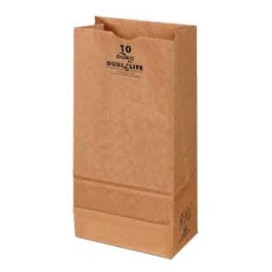 Duro 4 lb. Brown Paper Bag - 500/Bundle