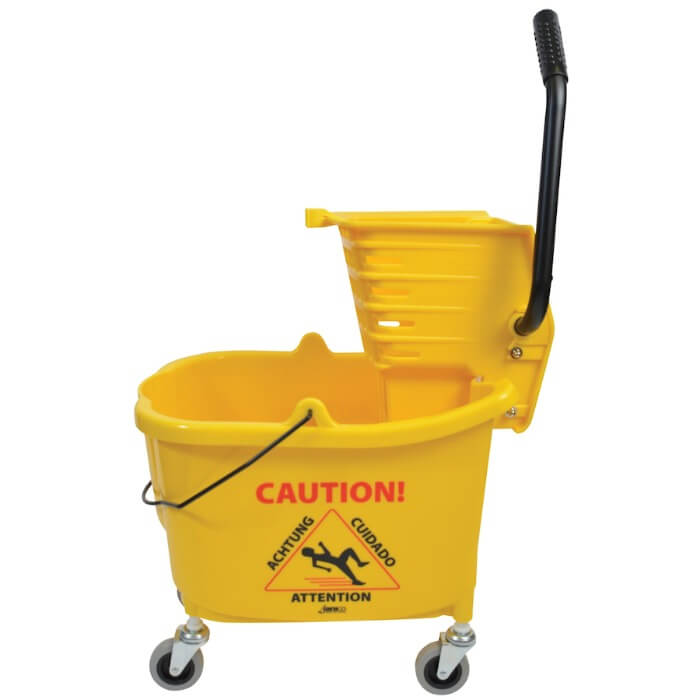 35 Qt. Side Press Mop Bucket / Wringer Combo. 1/Ea - Mops-and-Equipment -  Mop-Buckets-and-Wringers - Janitorial Supplies Minneapolis
