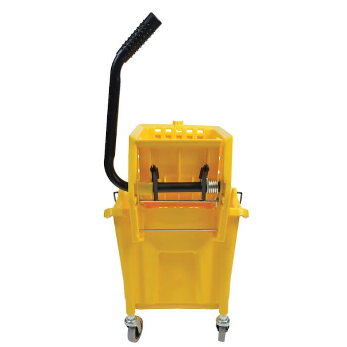Mop Bucket With Side Press Wringer Combo 35 Quart Yellow