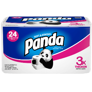 Panda Soft & Premium Toilet Paper 24/PKG